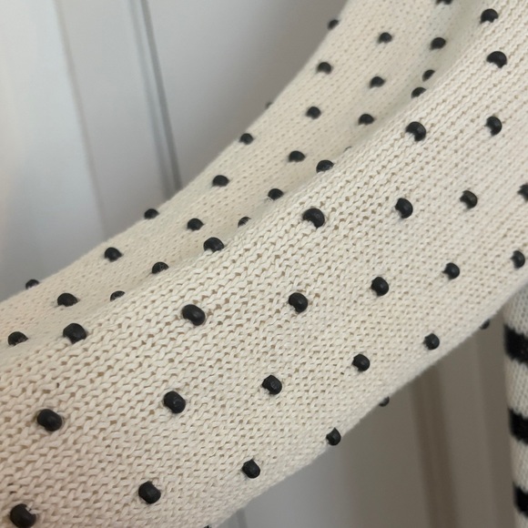 Weekend by Max Mara Striped Knit Cardigan Sweater Size M - Picture 4 of 5